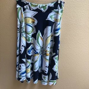 Floral Skirt in Vibrant Colors